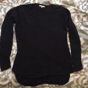 Basic black oversized madewell sweater size large